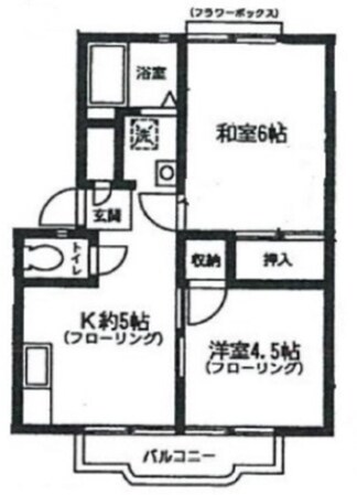 ツインハイツの物件間取画像